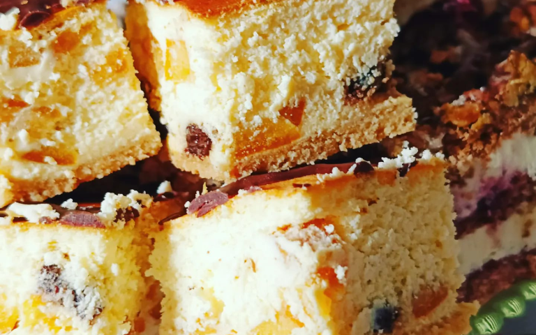 keto sernik z skórką pomarańczową