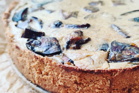 Keto tarta z grzybami leśnymi