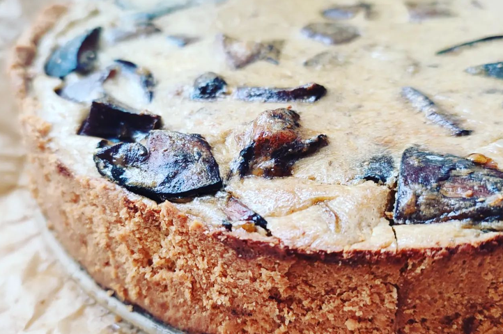 Keto tarta z grzybami leśnymi