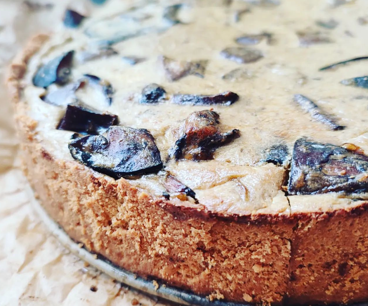 Keto tarta z grzybami leśnymi