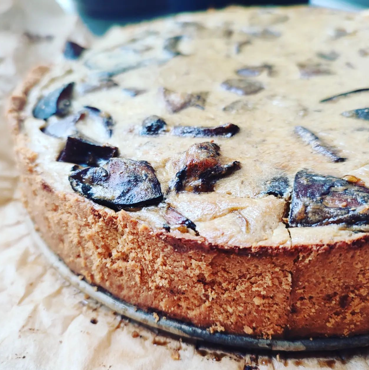 Keto tarta z grzybami leśnymi