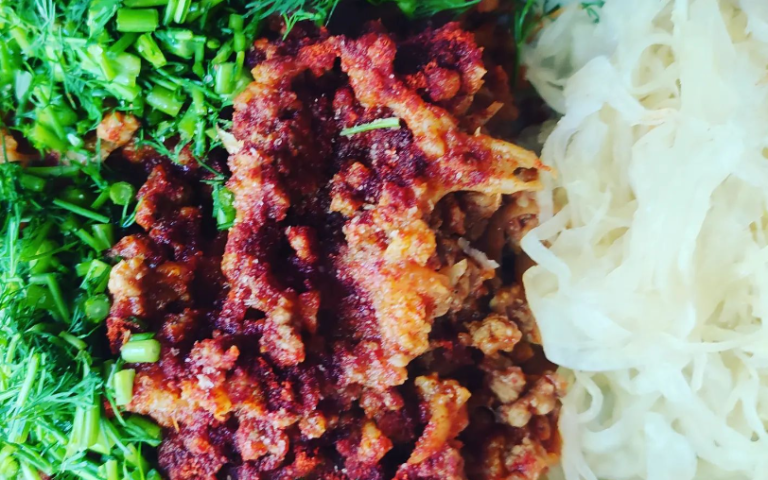 Keto Risotto Garam Masala z kalafiora 