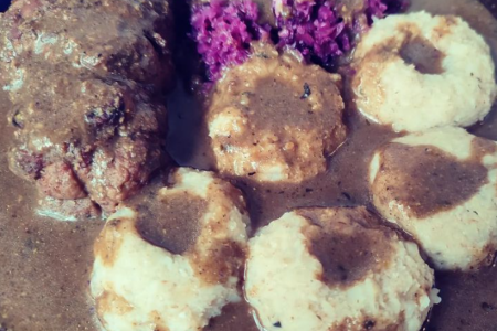 Keto kluski z selera