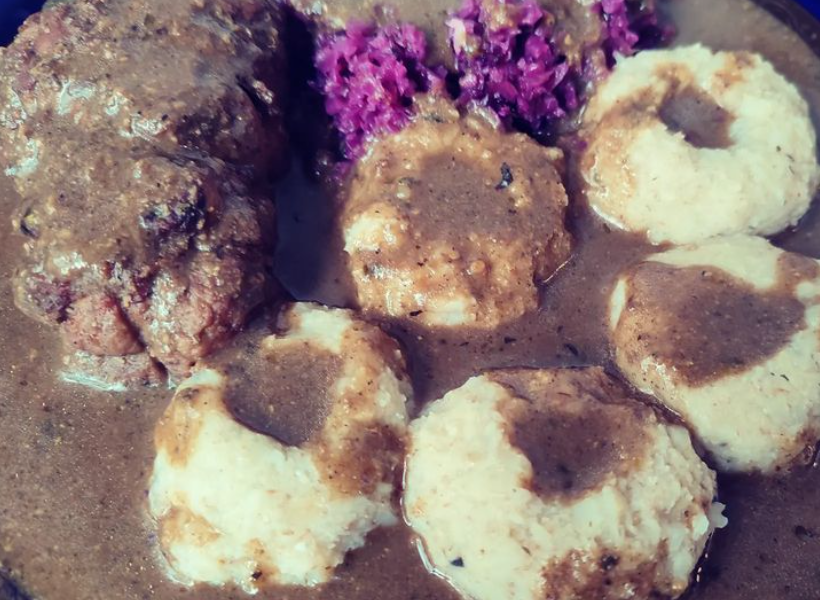 Keto kluski z selera