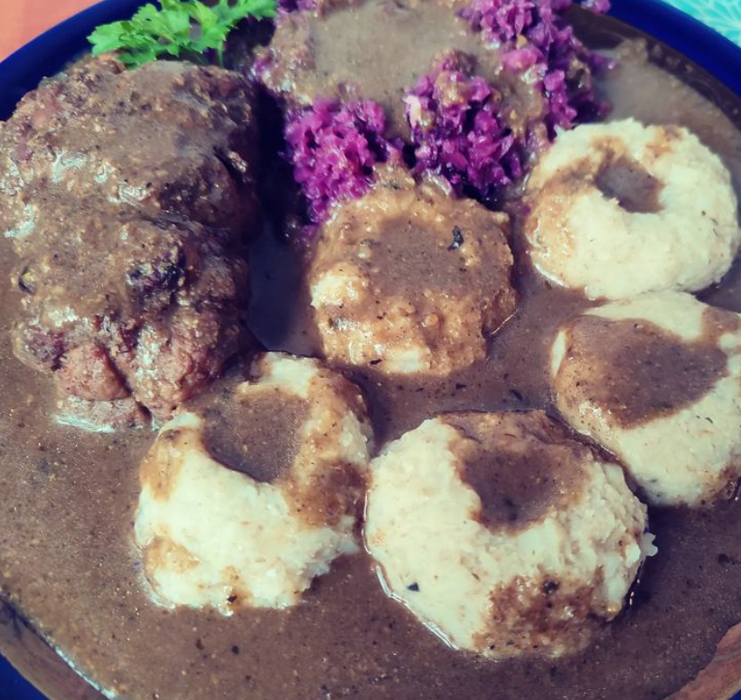 Keto kluski z selera