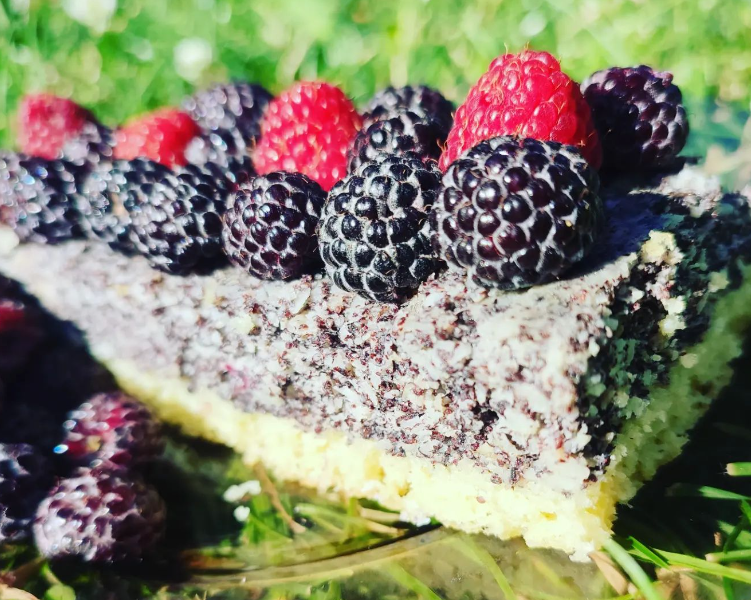 Keto Makowiec z jabłkiem