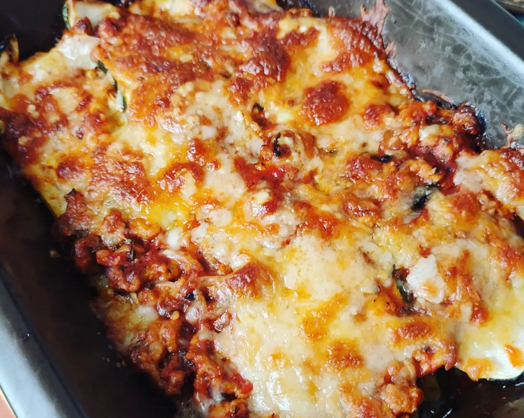 Keto lasagne z cukinii