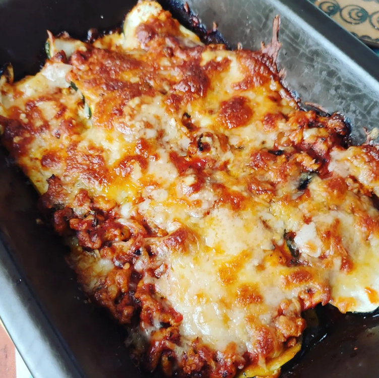 Keto lasagne z cukinii