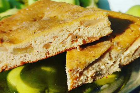 Keto szarlotka na śmietanie