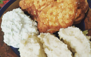 keto ryba w cieście