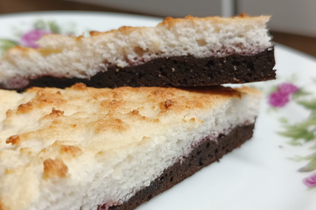 keto ciasto kokosowo czekoladowe