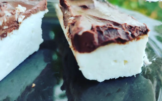 Serniczki na zimno z czekoladową polewą ☺️