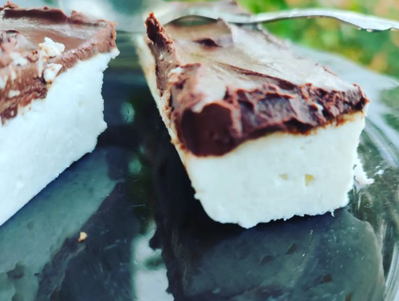 Serniczki na zimno z czekoladową polewą ☺️