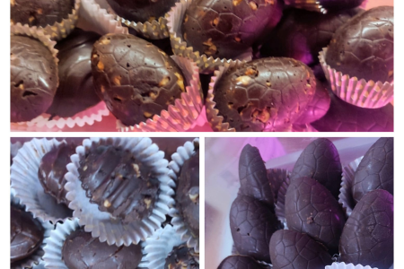 keto czekoladki wielkanocne