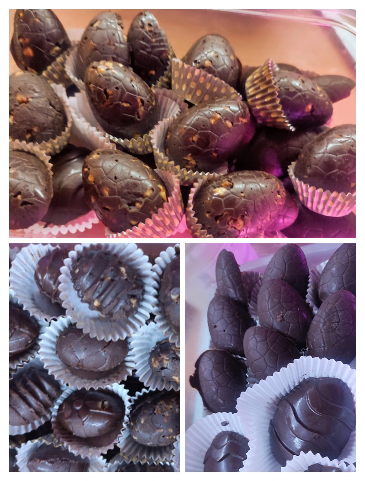 keto czekoladki wielkanocne