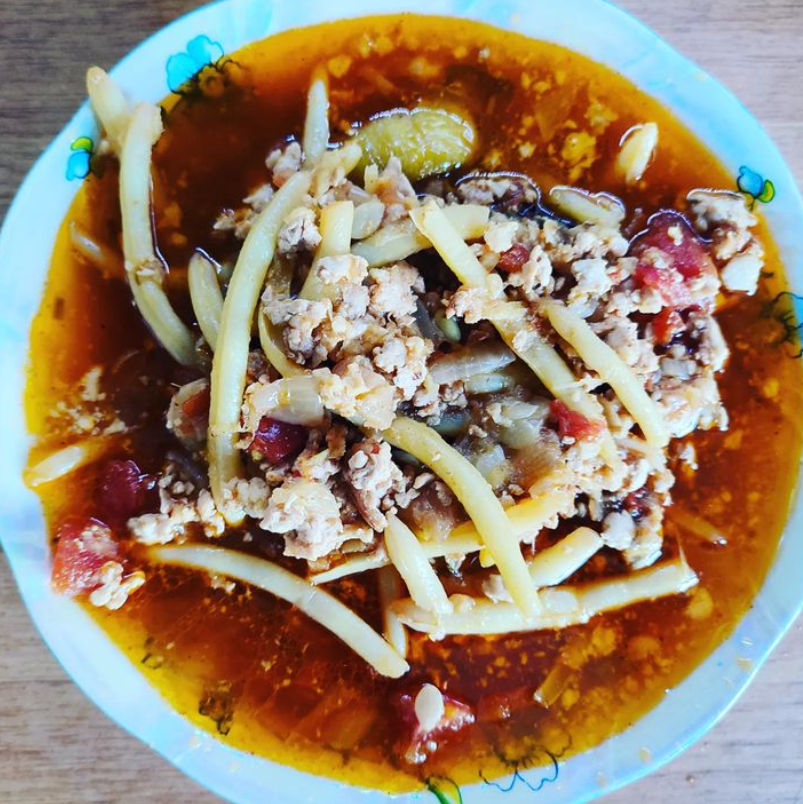 keto zupa z fasolką szparagową