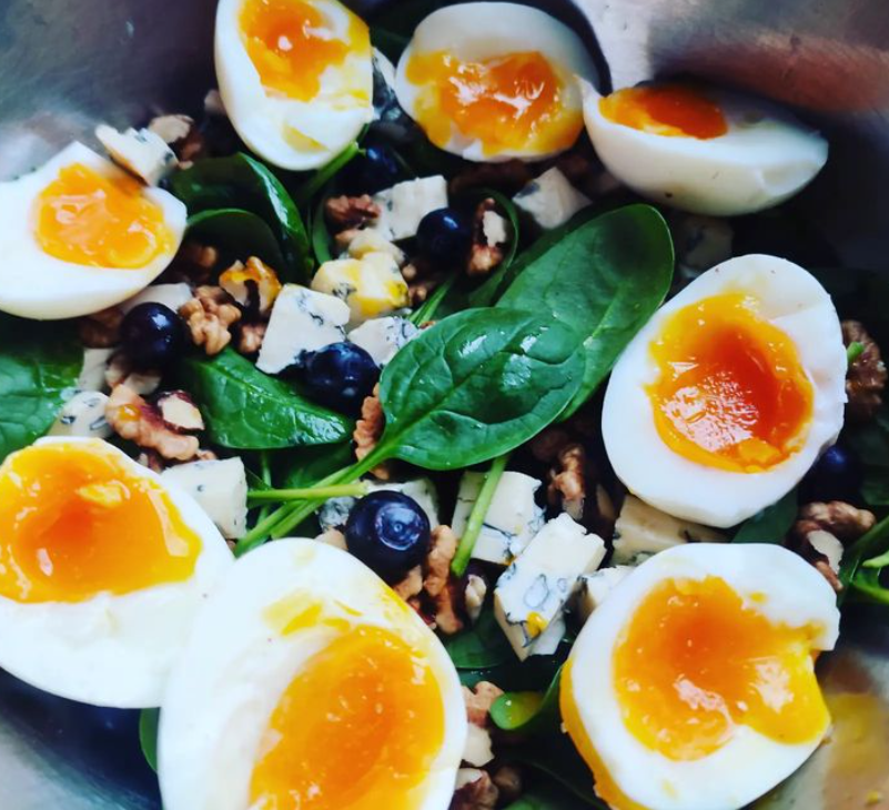 Keto szybki obiad sałatka