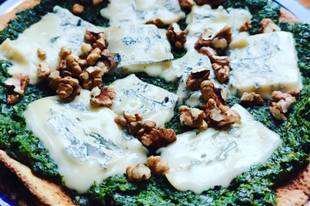 proteinowy naleśnik z szpinakiem keto