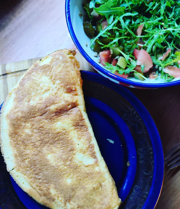 naleśnik z mozarelli