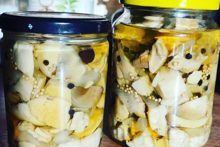 grzybki marynowane bez cukru