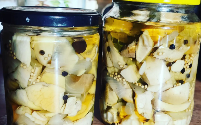 grzybki marynowane bez cukru