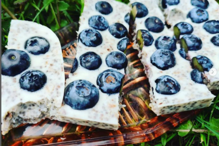 Miękkie keto batoniki śmietankowe z CHIA