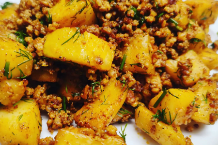 Kostka selerowa z mięsem mielonym