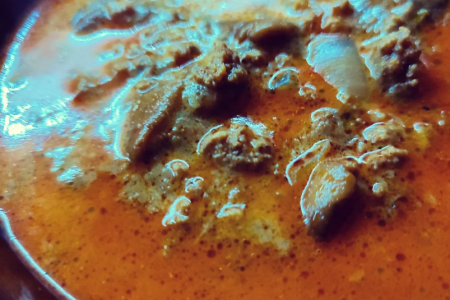 Keto zupa grzybowa z mięsem mielonym