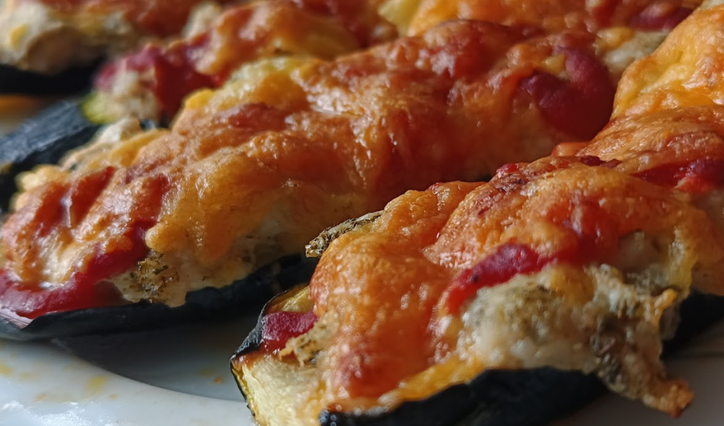 keto zapiekanki z cukinii