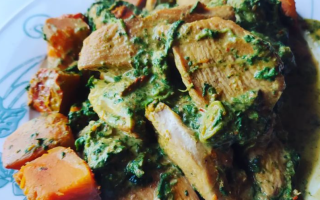 Keto Curry z dynią i kurczakiem