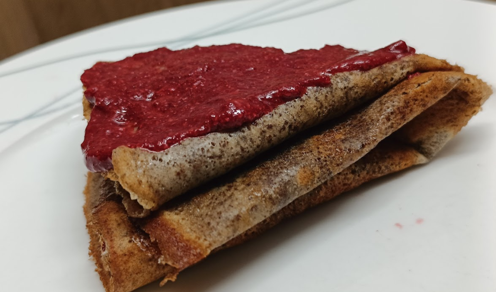 Keto czekoladowe naleśniki