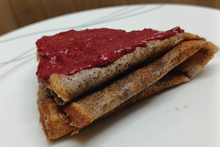 Keto czekoladowe naleśniki