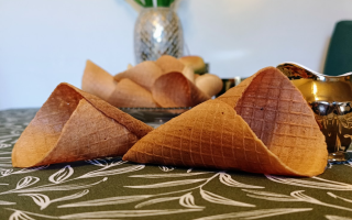 Keto rożki do lodów - wafle bez cukru i glutenu