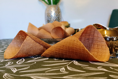 Keto rożki do lodów - wafle bez cukru i glutenu