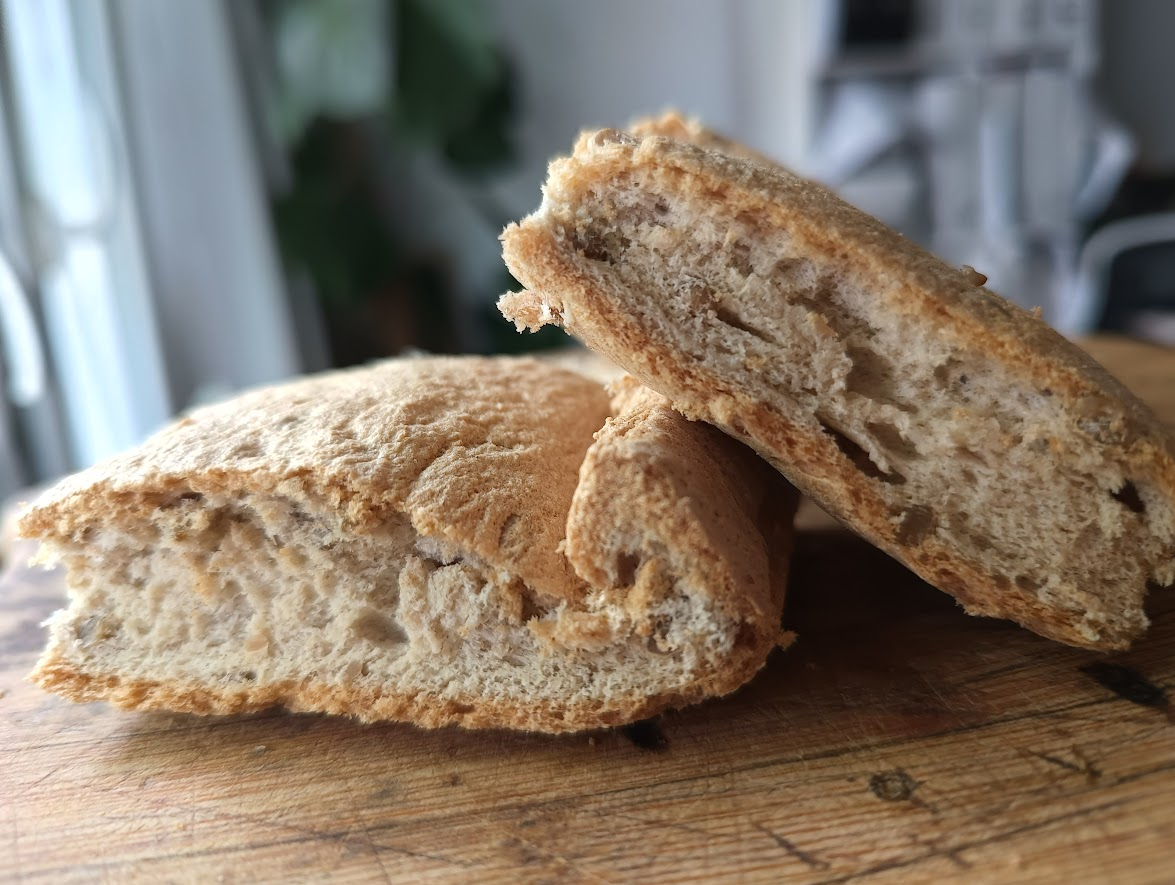 Keto bułeczki błonnikowe z słonecznikiem