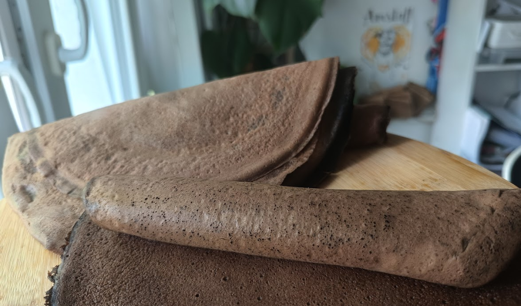 Kakaowe keto naleśniki