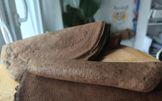 Kakaowe keto naleśniki