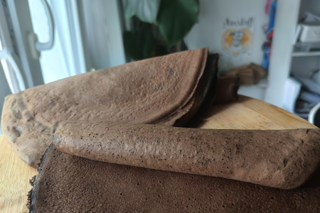 Kakaowe keto naleśniki