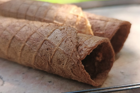 Chrupiące keto rurki