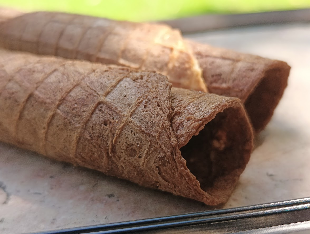 Chrupiące keto rurki