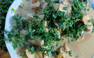 Keto zupa pieczarkowa z mięsem