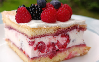 Keto ciasto z kremem