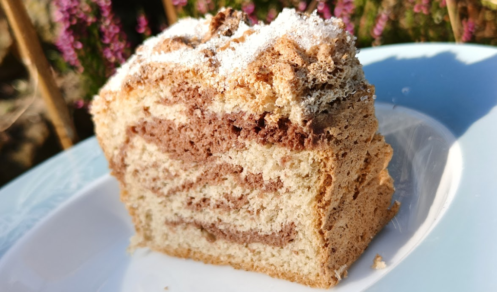 Keto babka zebra ponczowa