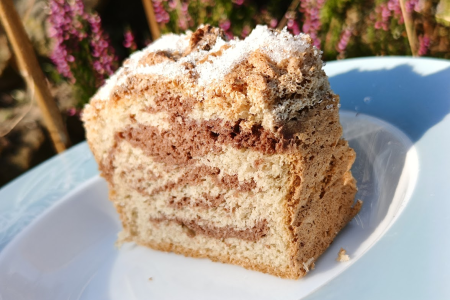 Keto babka zebra ponczowa