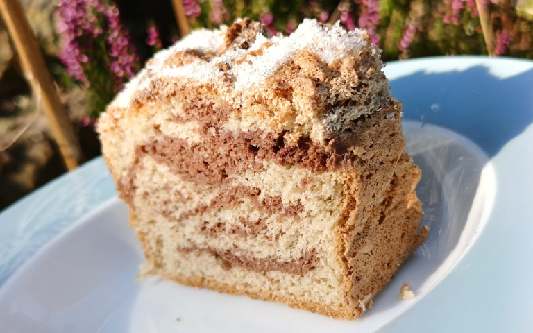 Keto babka zebra ponczowa