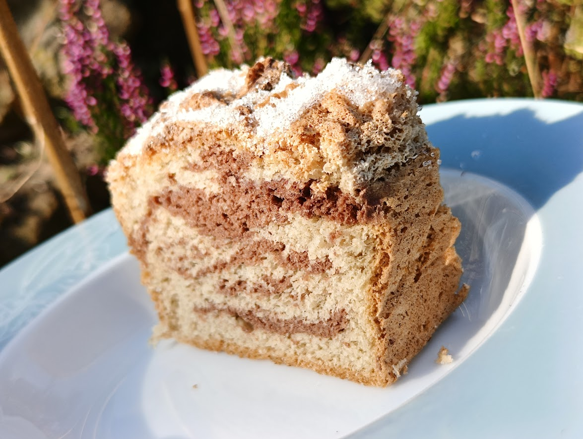 Keto babka zebra ponczowa