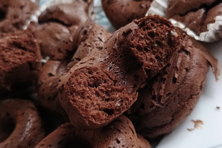 kakaowe babeczki bez mąki