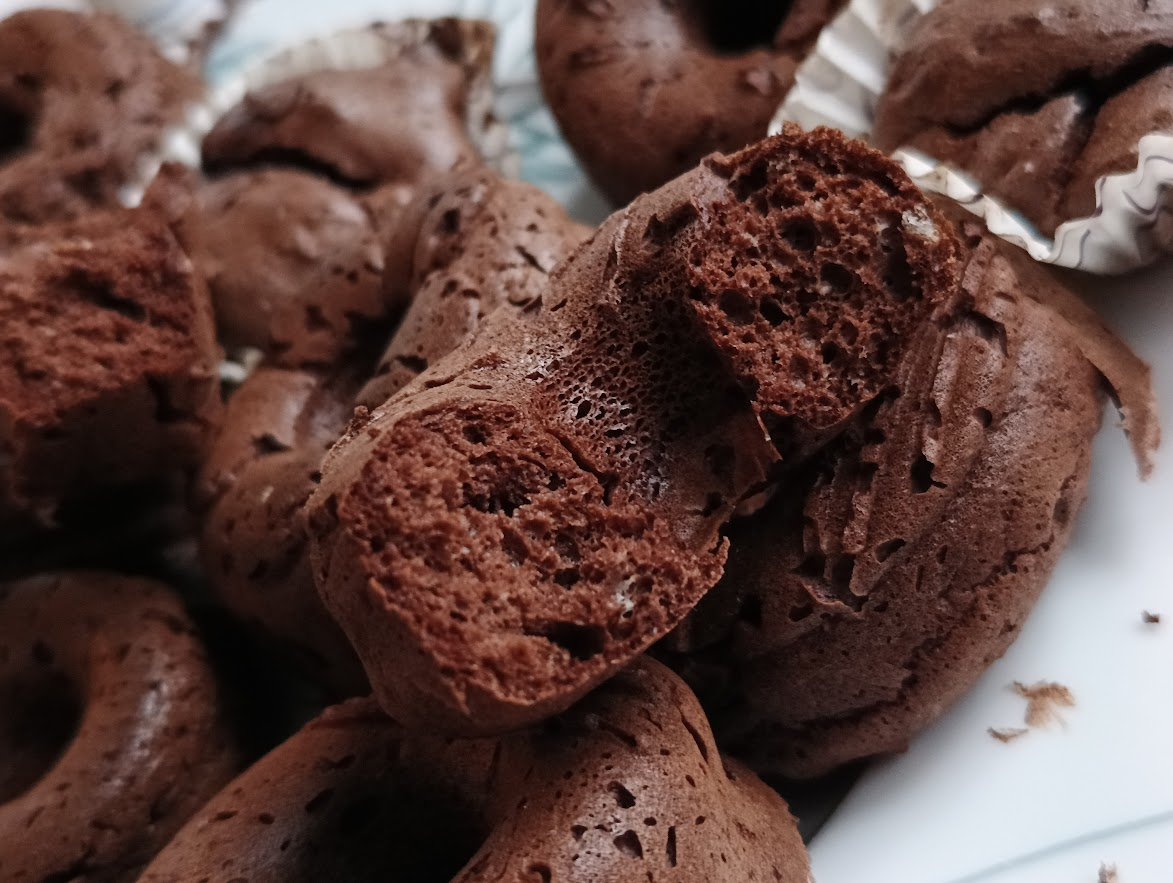 kakaowe babeczki bez mąki