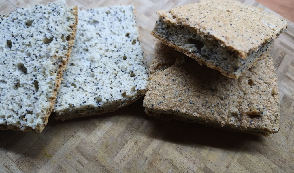 keto chlebki z makiem