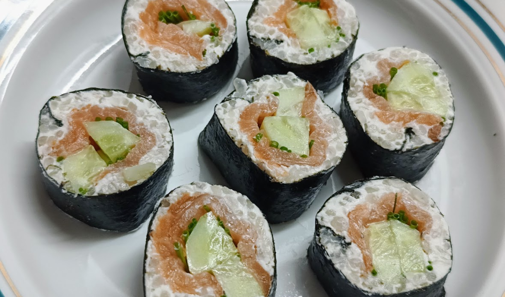 Keto Sushi z ryżem konjac